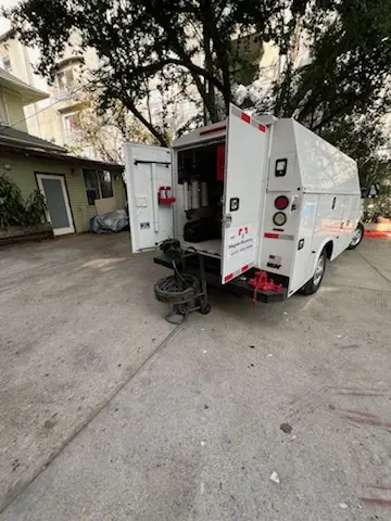 Magnet Plumbing service vehicle on-site for Faucet Repair in Zee Estates