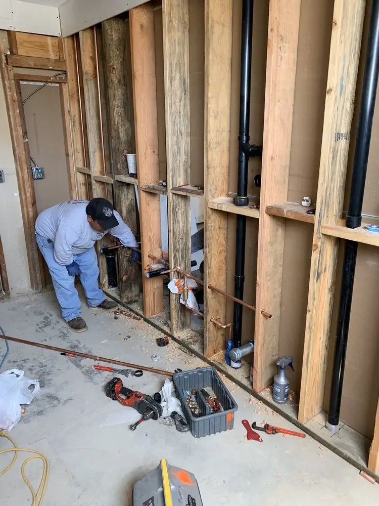 Commercial rough-in plumbing for Gas Line Repair in Zee Estates